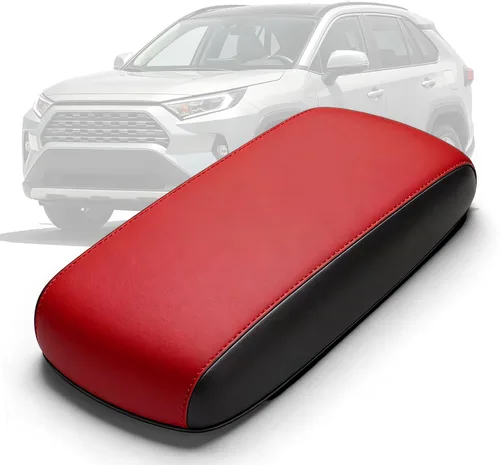 Vista 14 de AOMSAZTO Fundas de reposabrazos para Toyota RAV4 2013-2018 Beige