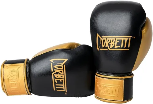 Vista 3 de Comfortech (CTG) Muay Thai Boxing Gloves for Men and Women, Featuring Double Stitched Kevlar and Full Grain Leather, Designed for Training