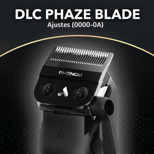 Vista 9 de Andis 562312 Phenom Cortapelos con cable/inalámbrico, Phaze Blade, Oro
