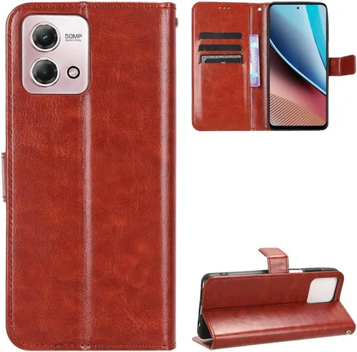 Vista 27 de Funda para Boost Mobile Celero 5G + Funda de piel con tapa para Boost Mobile Celero 5G Plus, color negro