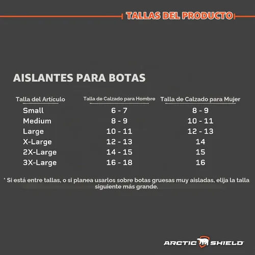 Vista 4 de ArcticShield Aisladores para Botas para Caza, Pesca y Actividades al Aire Libre Negro