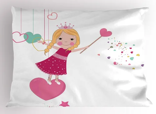Vista 48 de Lunarable Juego de 2 fundas de almohada de caricaturas, automóvil deportivo de velocidad moderna, imagen exquisita del automóvil, ropa de cama