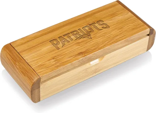 Vista 33 de PICNIC TIME Sacacorchos de camarero Elan Deluxe NFL en caja de regalo de bambú