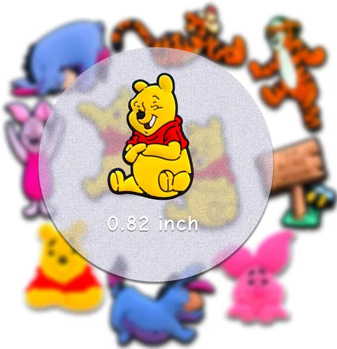 Vista 5 de Hedbitoyo Cartoon Shoe Charms for Clog Decoration Cartoon Bear Sandals Accessories for Kids Girls Boys Party's Favor