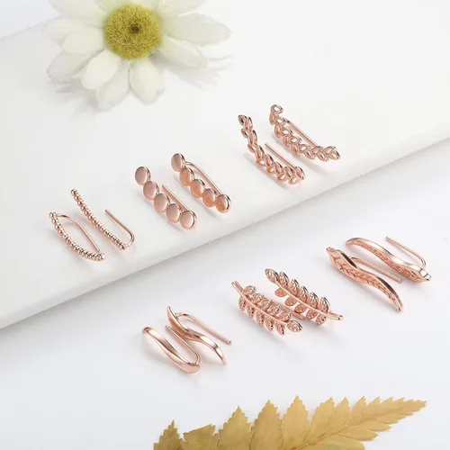 Vista 5 de FIBO STEEL Aretes para mujer