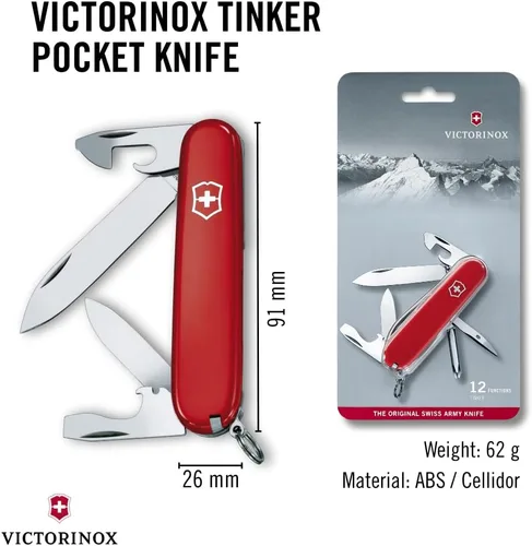 Vista 3 de Victorinox Tinker Swiss Army Knife Multipurpose Pocketknife