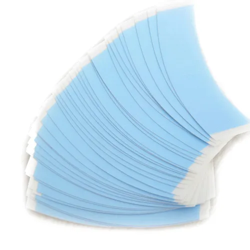 Vista 2 de Cinta adhesiva con sistema de cabello WalkerTape con cinta adhesiva de doble cara, contorno C, 36 piezas por bolsa
