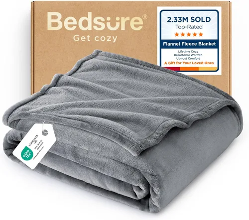 Vista 54 de Bedsure GentleSoft Bedding Manta de Vellón para Niñas y Niños - Mantas Pequeñas Suaves, Acogedoras y Bonitas para Viajes, 43x55 Pulgadas, Blanco