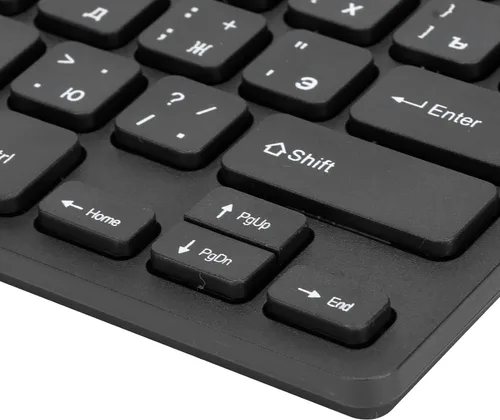 Vista 8 de SUNGOOYUE Teclados de computadora para PC, diseño ergonómico, ultrafino, mini duradero de 78 teclas, teclado USB con cable para PC, portátil