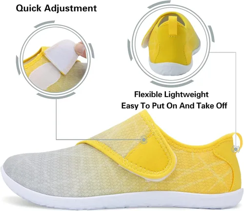 Vista 2 de Lisdwde Zapatos de agua antideslizantes para hombre y mujer, zapatos de natación, deportes de playa, secado rápido, zapatos de calcetín para mujeres