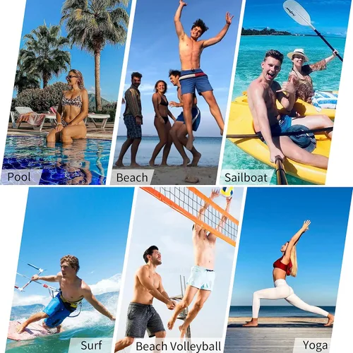 Vista 6 de Calcetines acuáticos, zapatos de agua para playa, calcetines de yoga descalzos de secado rápido para surf, piscina, natación, zapatos para mujeres