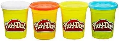 Vista 4 de Play-Doh Paquete de 8 unidades de compuesto de modelado no tóxico, latas de 4 onzas (8 latas, 32 onzas)