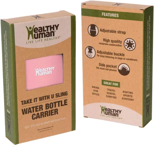 Vista 6 de Healthy Human Botella de agua Take Me with U Sling