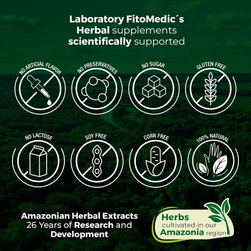 Vista 7 de FITO MEDIC'S Laboratorio - Cola de caballo, extracto de gotas líquidas, vegetariano, sin OMG, sin alcohol, líquido sin gluten, cola de caballo.