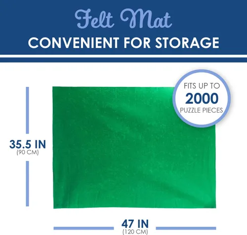 Vista 4 de White Mountain Rompecabezas Roll Up Mat 47" x 35.5