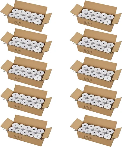 Vista 15 de Papel de recibo térmico 3 1/8 x 119 Papel de recibo Caja registradora POS Papel de recibo 10 rollos