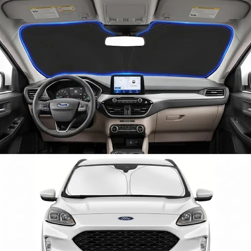 Vista 49 de Parasol para parabrisas para BMW X1 E84 2016-2024 2025, accesorios – Cubierta de parasol para parabrisas de ventana delantera, ajuste personalizado