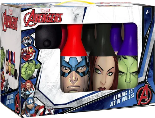 Vista 2 de Hedstrom Juego de bolos de plástico, Marvel Avengers, multicolor, 52-40041BX