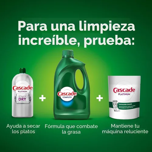Vista 3 de Detergente Cascade Complete Gel todo en uno para lavaplatos - Brisa cítrica - 75 Oz (El embalaje puede variar)