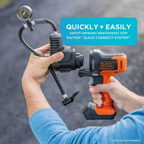 Vista 3 de BLACK+DECKER Accesorio multiherramienta para inflador con bolsa de herramientas con cremallera de boca ancha de 16 pulgadas