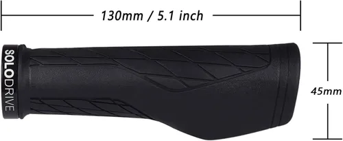 Vista 5 de SOLODRIVE Agarres de Bicicleta de Montaña de Diseño Ergonómico, Cómodos Agarres de Manillar de Bicicleta, Mango de MTB de Bloqueo Único