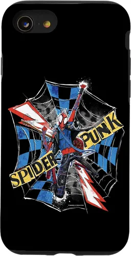 Vista 18 de Marvel Spider-Man: Across The Spider-Verse - Carcasa para iPhone 17, diseño de Spider-Punk