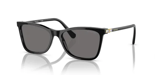 Vista 2 de Swarovski Women's Sk6004f Low Bridge Fit Rectangular Sunglasses