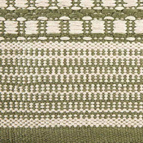 Vista 3 de DII Colección Woven Rugs Tejida a mano, 2x3', rayas Dobby de alcachofa