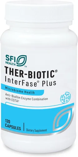 Vista 10 de Klaire Labs SFI Health Interfase Plus - Combinación de enzimas para interrumpir la matriz de biopelícula + EDTA - Sistema gastrointestinal, flora