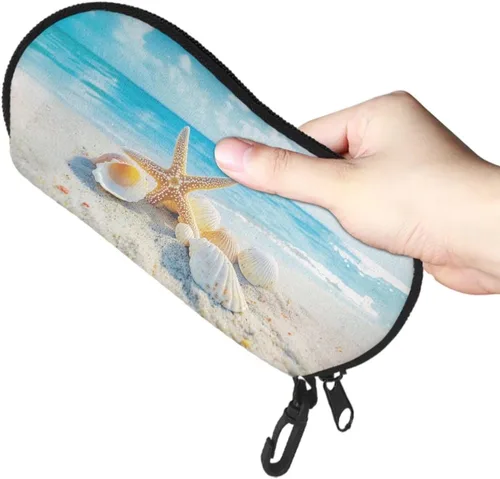 Vista 2 de JoyLamoria Funda de gafas de sol de neopreno ultra ligera con diseño novedoso