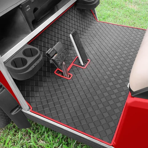Vista 8 de Tapete de revestimiento de suelo para carrito de golf de 0.315 in de grosor, goma de cobertura completa, apto para Club Car DS 1982-2013/Villager