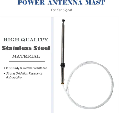 Vista 4 de Anina Mástil de antena de alimentación compatible con Lexus ES250-ES300-GS300-LS400-SC300-SC300-SC400-SC430 Mástil de antena del mercado