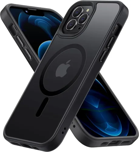 Vista 63 de Funda para iPhone 11, funda magnética con función atril [protección de grado militar] y [compatible con MagSafe], funda protectora delgada