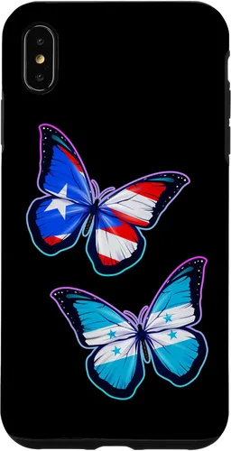Vista 11 de Honduras Puerto Rico bicultural Roots. Butterfly Version Case for iPhone 17