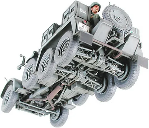 Vista 9 de Tamiya Modelos Krupp Protze Camión de remolque con kit de modelo Pak de 1.457 in