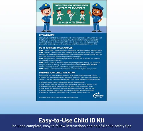 Vista 7 de Who-I-Am - Kits de identificación infantil con muestras de huellas dactilares y ADN (paquete de 5)