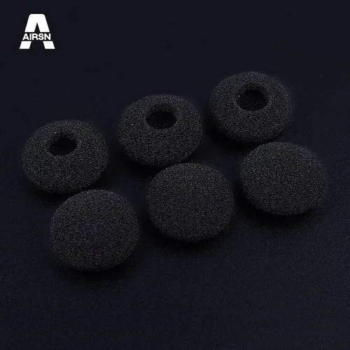 Vista 4 de Paquete de 10 almohadillas de repuesto para auriculares de 0.71 pulgadas, auriculares, radio bidireccional Walkie Talkie