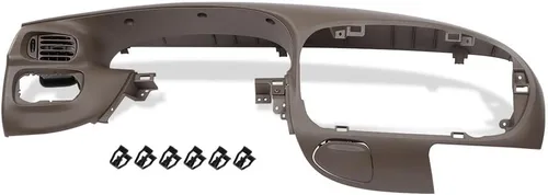 Vista 16 de PIT66 Bisel de Almohadilla de Tablero Negro Compatible con Ford F150 1997-2003/ Compatible con Ford Expedition 1997-2003