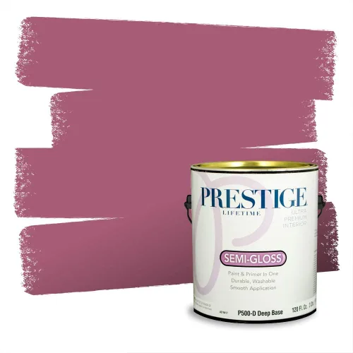 Vista 238 de Prestige Paints Pintura exterior e imprimación en uno, 1 galón, plano, coincidencia comparable de Valspar* Amber Rose*