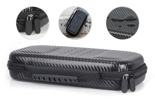 Vista 4 de Tienda Basics Carrying Case for Nintendo Switch and Accessories - 10 x 2 x 5 Inches, Black