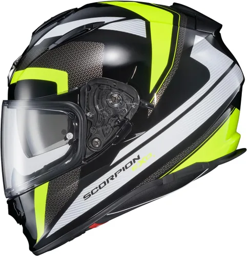 Vista 17 de ScorpionEXO Ryzer - Casco integral de motocicleta con visera Pinlock Ready con bolsillos para altavoz integrados, aprobado por DOT ECE