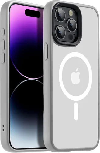 Vista 115 de Funda magnética para iPhone Air con protector de lente de cámara, protección grado militar de 10 pies, compatible con funda MagSafe Slim para iPhone