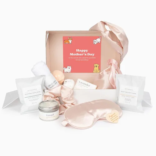 Vista 11 de Dear Ava Regalos de spa para mujeres Cuidado personal orgánico de lujo anti estrés relajante baño y cuerpo Kit de cesta para ella con tarjeta