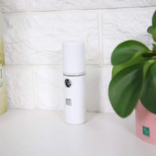 Vista 3 de Mini humidificador de mano, humidificador recargable portátil, rociador de humectación, niebla fría, portátil, cuidado de la piel, pulverizador