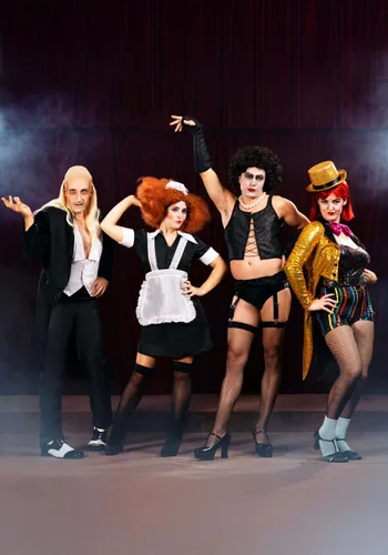 Vista 3 de Disfraz de Frank N Furter de Rocky Horror Show para hombre Multicolor