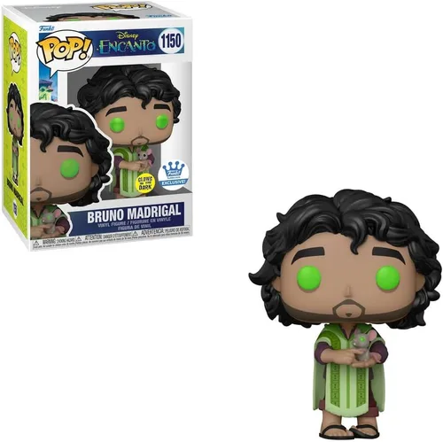 Vista 2 de Funko Pop! Disney: Encanto - Bruno Madrigal (Glows in the Dark) (Edición Especial) #1150 Figura de vinilo