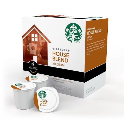 Vista 20 de Starbucks Cápsulas de café K-Cup, café de tostado medio con 2X cafeína mezcla de la casa para cafeteras Keurig, 100% arábica, 6 cajas