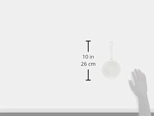 Vista 8 de Nichinichi Tools YN-M12 Noda Horo - Sartén para leche con una sola mano para fuego de gas, fabricada en Japón, color blanco, 4.7 pulgadas (4.7 in)