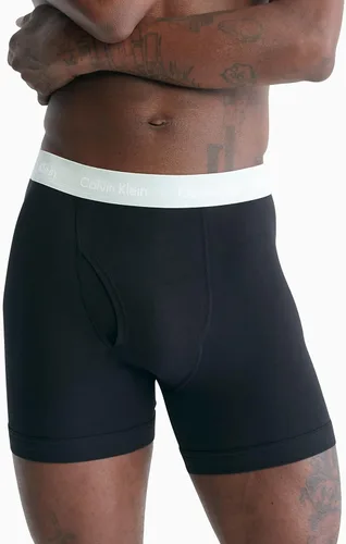 Vista 2 de Calvin Klein Calzoncillos tipo bóxer elásticos de algodón para hombre (3 unidades)