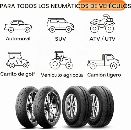 Vista 7 de GRAND PITSTOP - Kit de reparación de neumáticos universal de 27 piezas, juego de herramientas de emergencia para automóviles resistente